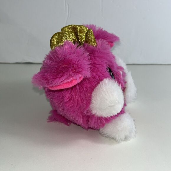 Zuru Rainbocorns Plush Unicorn 5" Tall Sparkle Gold Ears & Horn Stuffed Animal - Picture 5 of 8